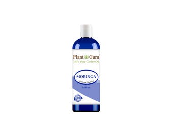 Moringa Seed Oil 4 oz. Cold Pressed 100% Pure Natural - Skin, Body And Face. Great for Hair & More!