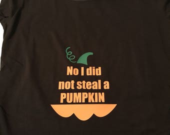 No i did not steal a pumpkin maternity shirt