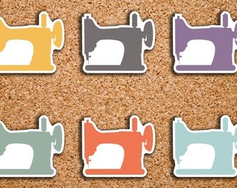 36 Sewing Machine, Old School, Crafting, Do It Yourself, Tailor, Seamstress Icon Planner Stickers for 2017 Inkwell Press IWP-DC121