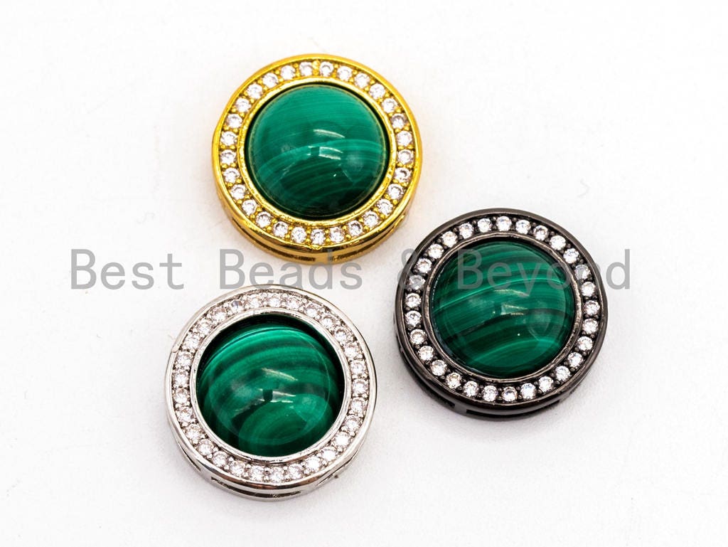 cz micro pave malachite green spacer malachite cz micro pave malachite green spacer malachite