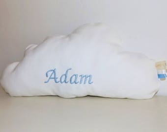 Decorative cloud white personalized baby
