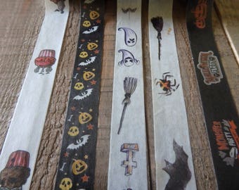 Halloween Washi Tape, Halloween Paper Tape, Pumpkin Washi Tape, Scary Washi Tape, Holiday Washi Tape, Happy Halloween Washi Tape