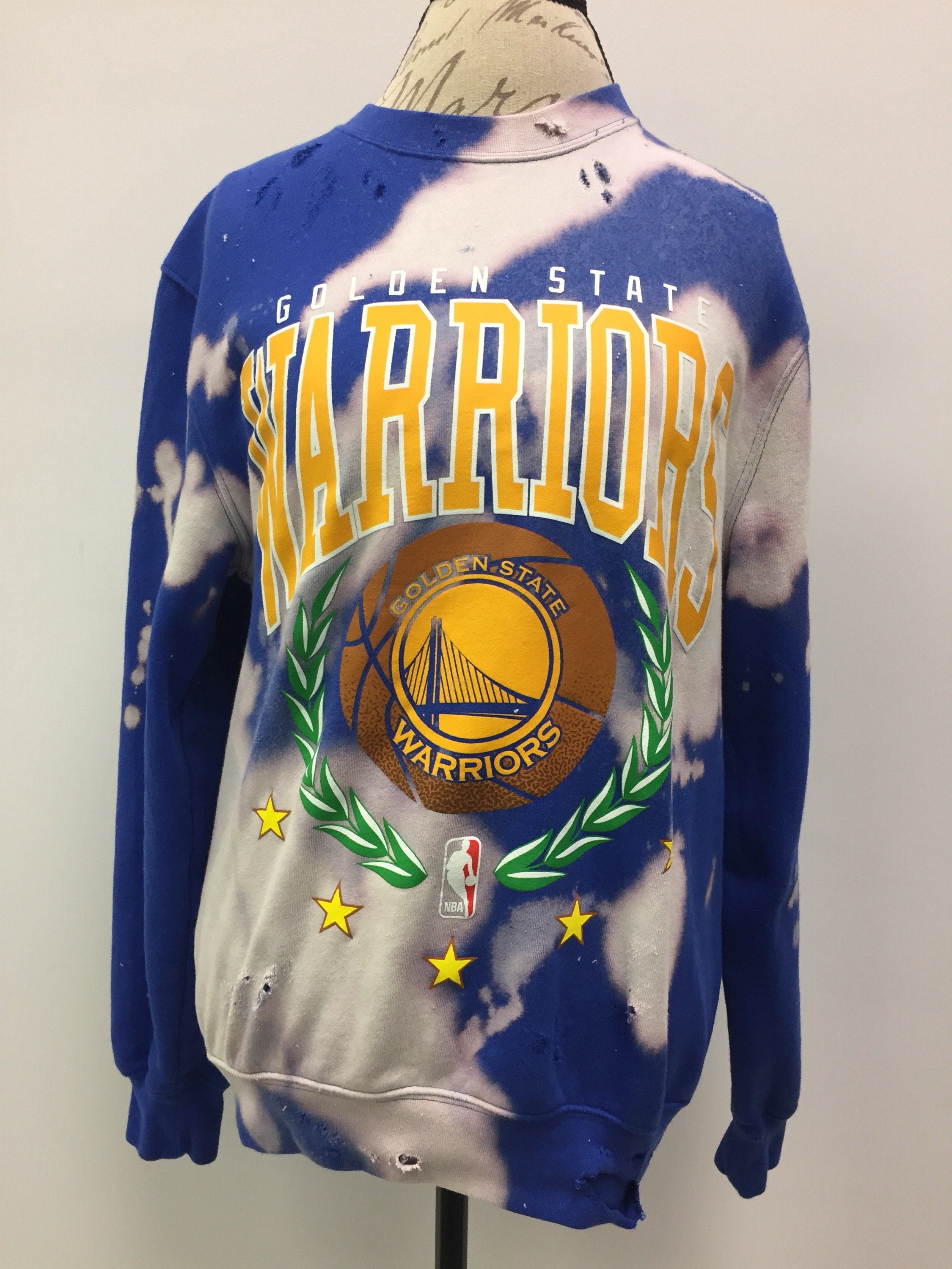 Golden State Warriors Distressed Sweatshirt