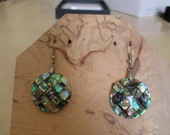 abalone Silver earrings