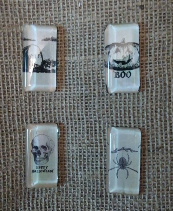 Vintage Halloween Glass Halloween Decoration