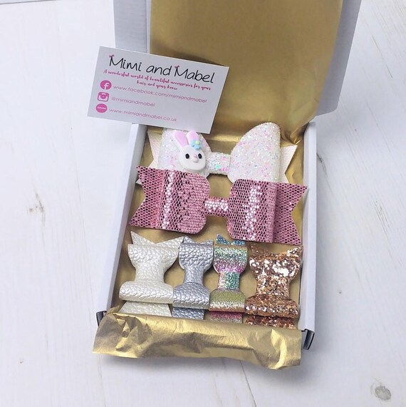 Surprise Bow Box Surprise Box Mystery Box Hair Bows For