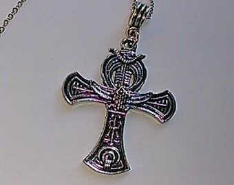 Large "Ankh" Necklace,men,women,egyptian,gift,afrocentric,key of life,pendant,unique,african,inexpensive