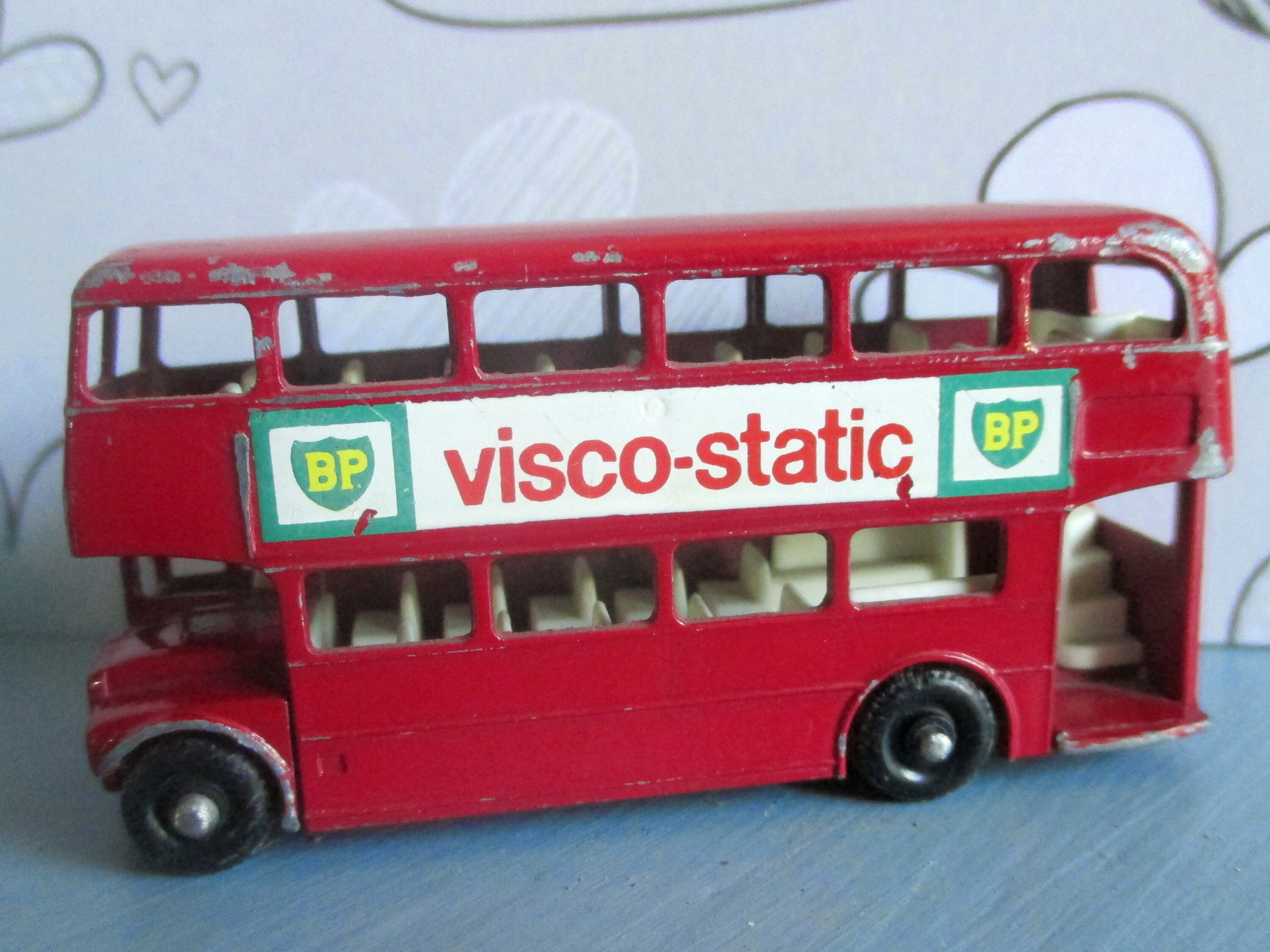 Vintage Matchbox Car Bus Lesney Series No 5 Viscostatic