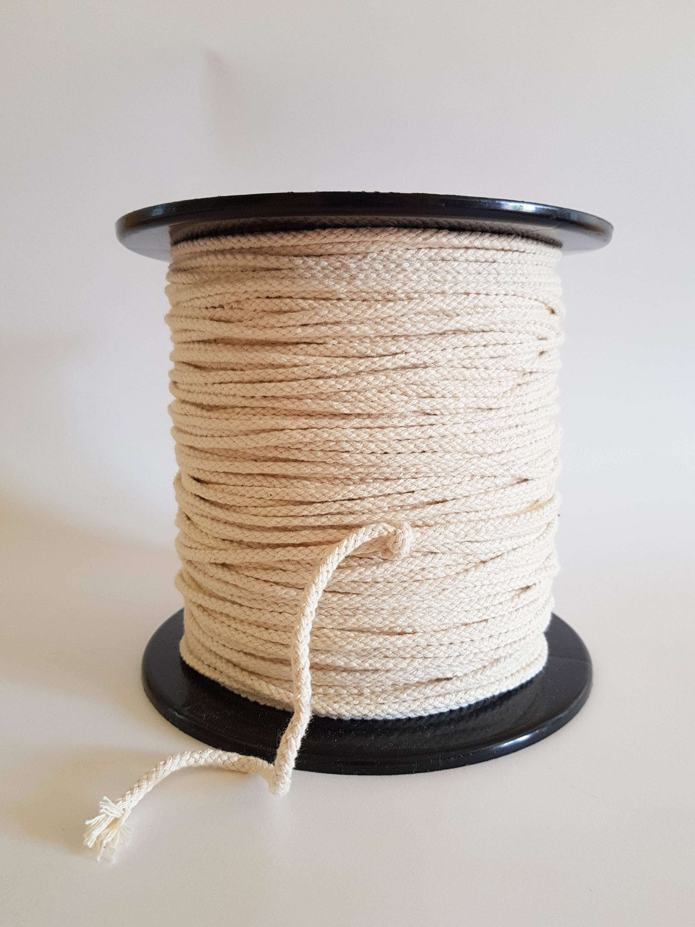 3mm Braided Cotton Rope 50m Macrame rope 1/8 Macrame