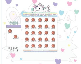 New Mini Size Sheet --- Basketball Reminder Sticker --- Planner Stickers --- Mini #120