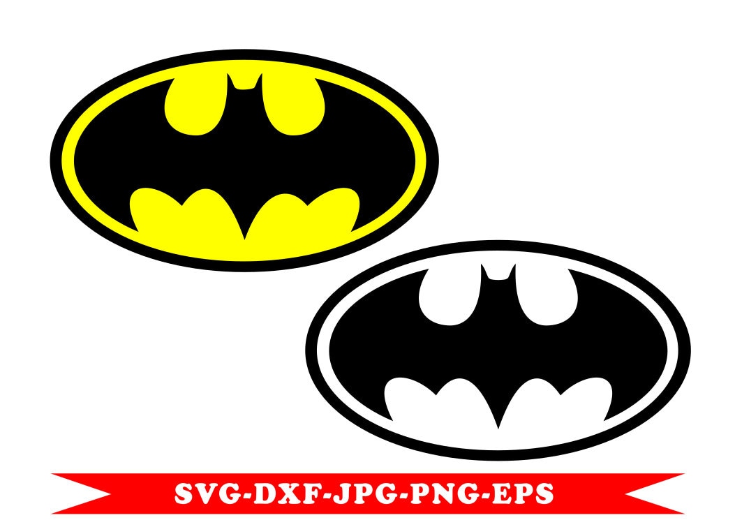 Download Batman logo svg vector drawing in digital format svg, dxf ...