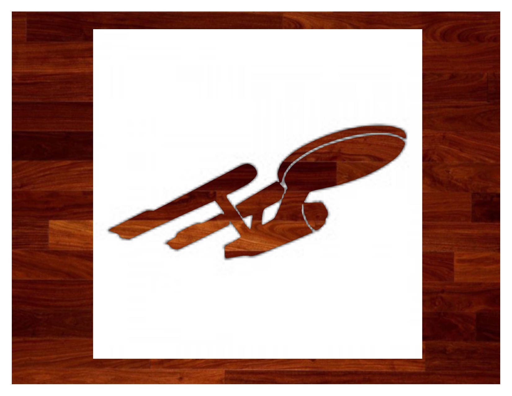 Custom Stencils Star Trek Enterprise Stencil