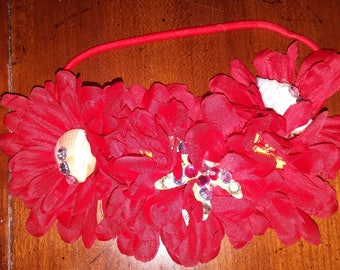 Mermaid Flower Headband