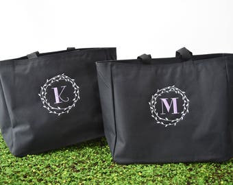 Bridesmaid Bag, Bridesmaid Tote bag, personalized tote bag, bridesmaid gift, bridal party gift, wedding gift bag, personalized tote bag