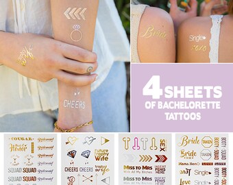 Bachelorette Party Flash Tattoos - Bachelorette Party Favors, Supplies and Decorations
