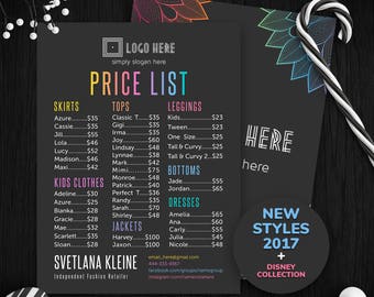 Lula Price List Poster, Free Customize, Home Office Approved, LLR Disney Collection, Large 18x24, Price Sign Poster, Fashion Retailer
