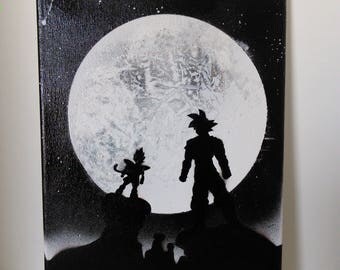 Vegeta vs Goku Silhouette. Dragon Ball Z ***FREE SHIPPING***