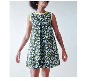 Robe trapèze en wax / A line Dress in wax