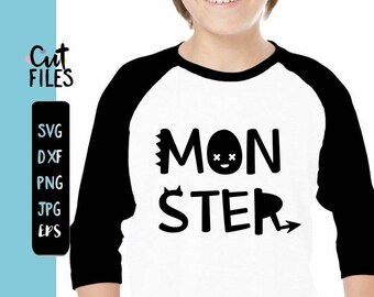 Monster SVG // Little Monster SVG / Boys sayings monster /boys monster svg /Monster png / cuttable design / silhouette file / cut / vector