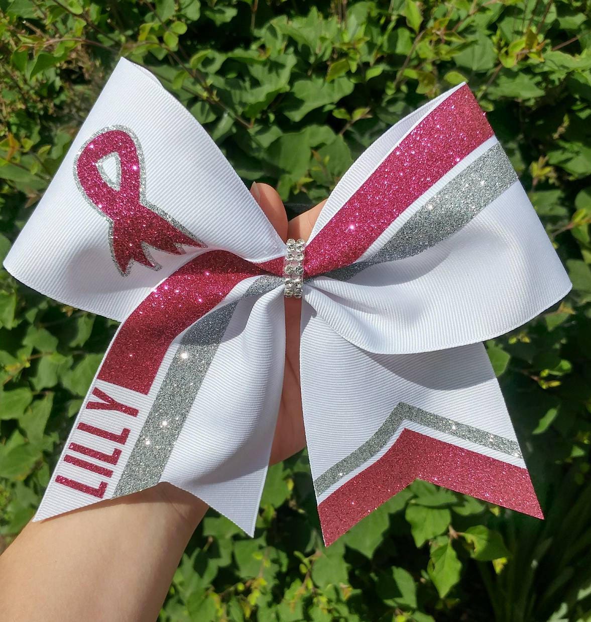 Breast Cancer Awareness Cheer Bow Pink Cheer Bow Pink Out
