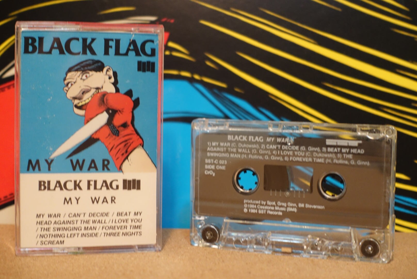 My War by Black Flag Vintage Cassette Tape