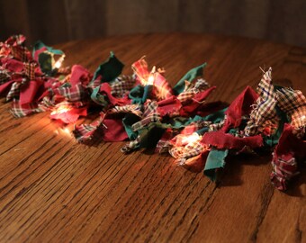 lighted christmas garland