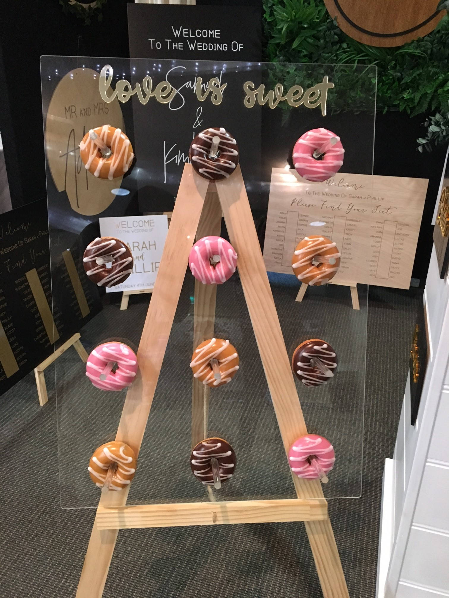 Donut Wall Acrylic Donut Wall Donut Sign Donut Stand