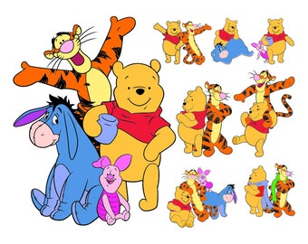 Free Free 99 Baby Pooh And Friends Svg SVG PNG EPS DXF File
