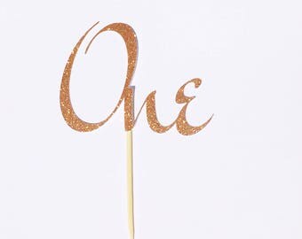 First Birthday Cake Topper, One Cake Topper, One Cake Topper Gold, Girl One Cake Topper, Boy One Cake Topper, Gold Cake Topper, 1st Topper