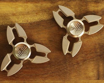 Engraved Fidget Spinner - Customized Metal Fidget Spinner - Personalized Fidget Spinner
