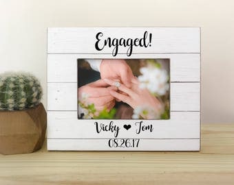 Personalized Engagement Frame. Proposal Frame. Engagement Party Gift. Engagement Frame Engagement Gift Fiance Personalized Gift