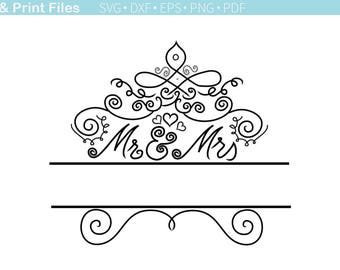 Download Mr and mrs clipart | Etsy