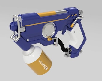 Tracer Tracemaker Pulse Pistol Overwatch Graffiti Skin - (3D Files) STL Digital Download