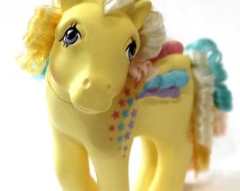 Ringlet Pegasus Original G1 My Little Pony MLP Rainbow Curl Pony Vintage 80s