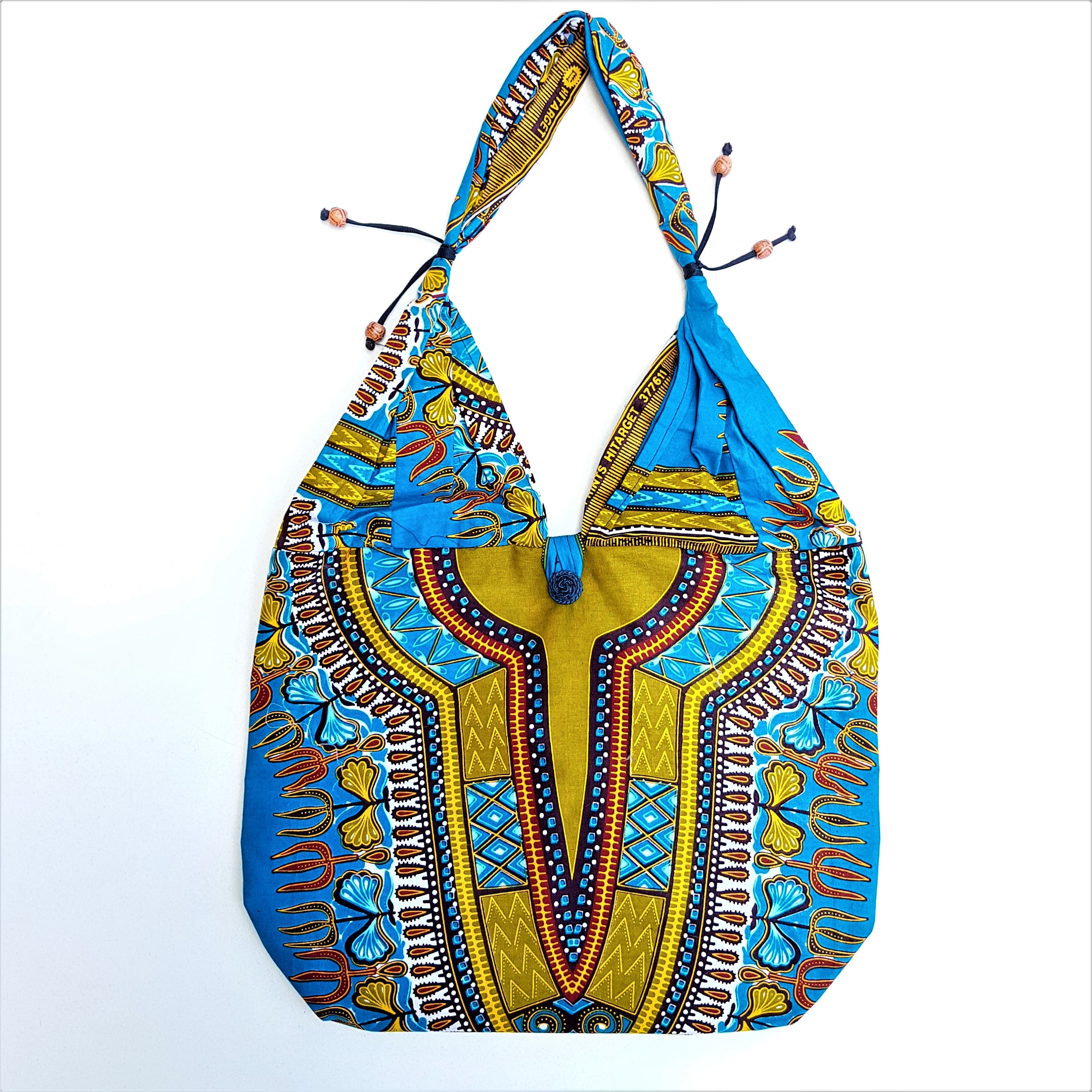 African fabric handbag
