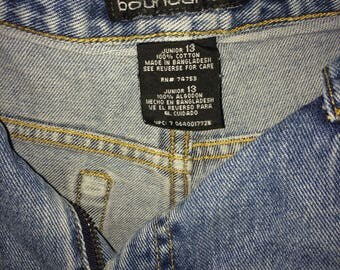 Vintage Highwaisted Blue Jean Shorts