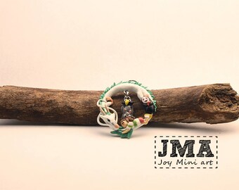 Spirited Away pendant/ hand sclupted polymer clay pendant /Miyazaki / Studio Ghibli