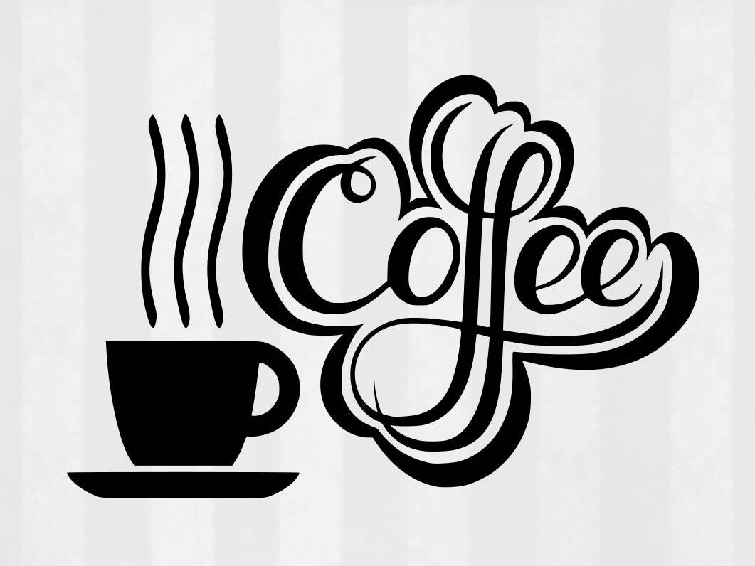 Coffee SVG and Clipart Coffee clipart Coffee cut files