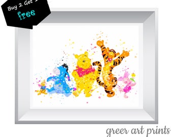 Winnie The Pooh Wall Art winnie the pooh art | etsy Winnie The Pooh Wall Art winnie the pooh art | etsy