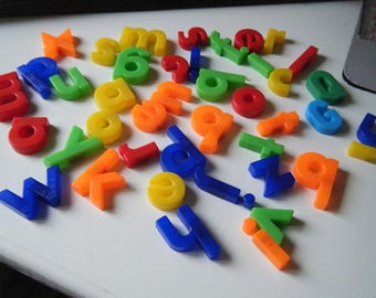 lot 29 letters alphabetical and magnetic memo Board