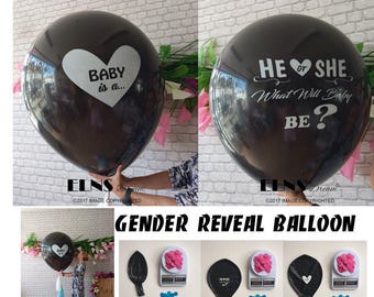 Gender reveal Balloon 3 designs available , It's a girl , it's a boy, Boy Or girl, New Baby announcement