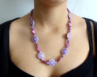 NICE NECKLACE AND MATCHING EARRINGS