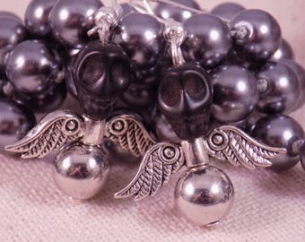 Earrings "Death" to Creat the Y. O.N - stylish & feminine-