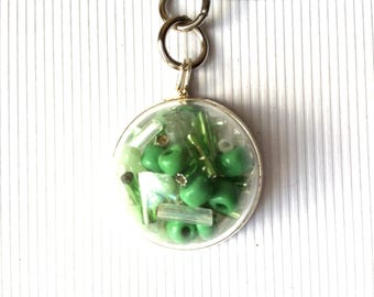 NECKLACE AND ITS HAND BLOWN GLASS PENDANT 20MM