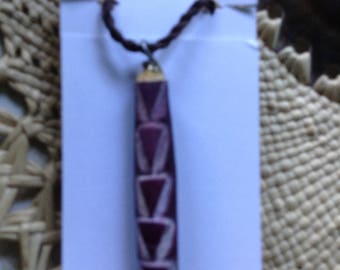 Carved Wana Pendant