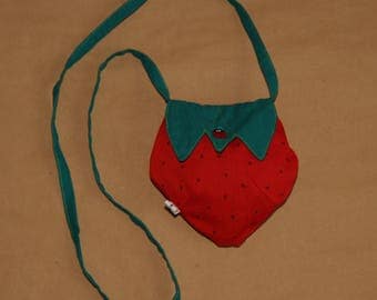 My first purse, a strawberry