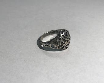 Vintage Sterling Silver Size 7.5 Ring