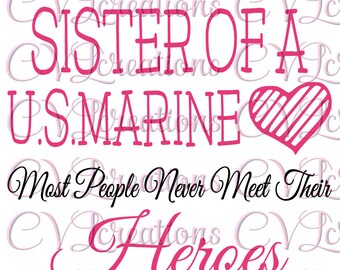 Free Free Proud Marine Sister Svg 725 SVG PNG EPS DXF File