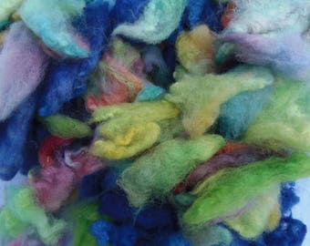 Dyed fleece - British Wool - Locks - 100g
