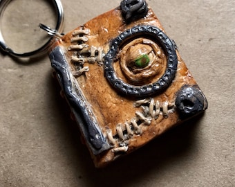 Hocus Pocus Spell Book Keychain